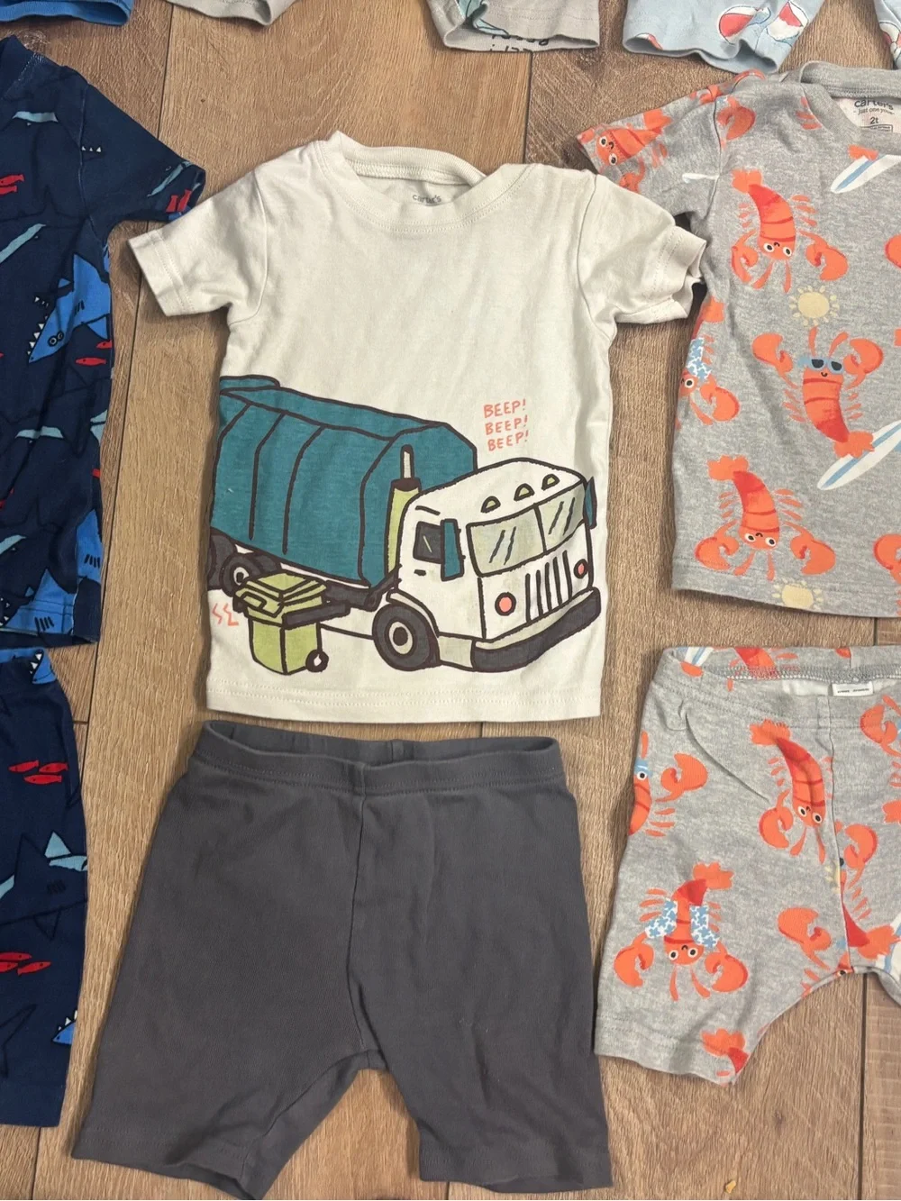 Carter's 12 Piece Kids Pajama Set size 2T
